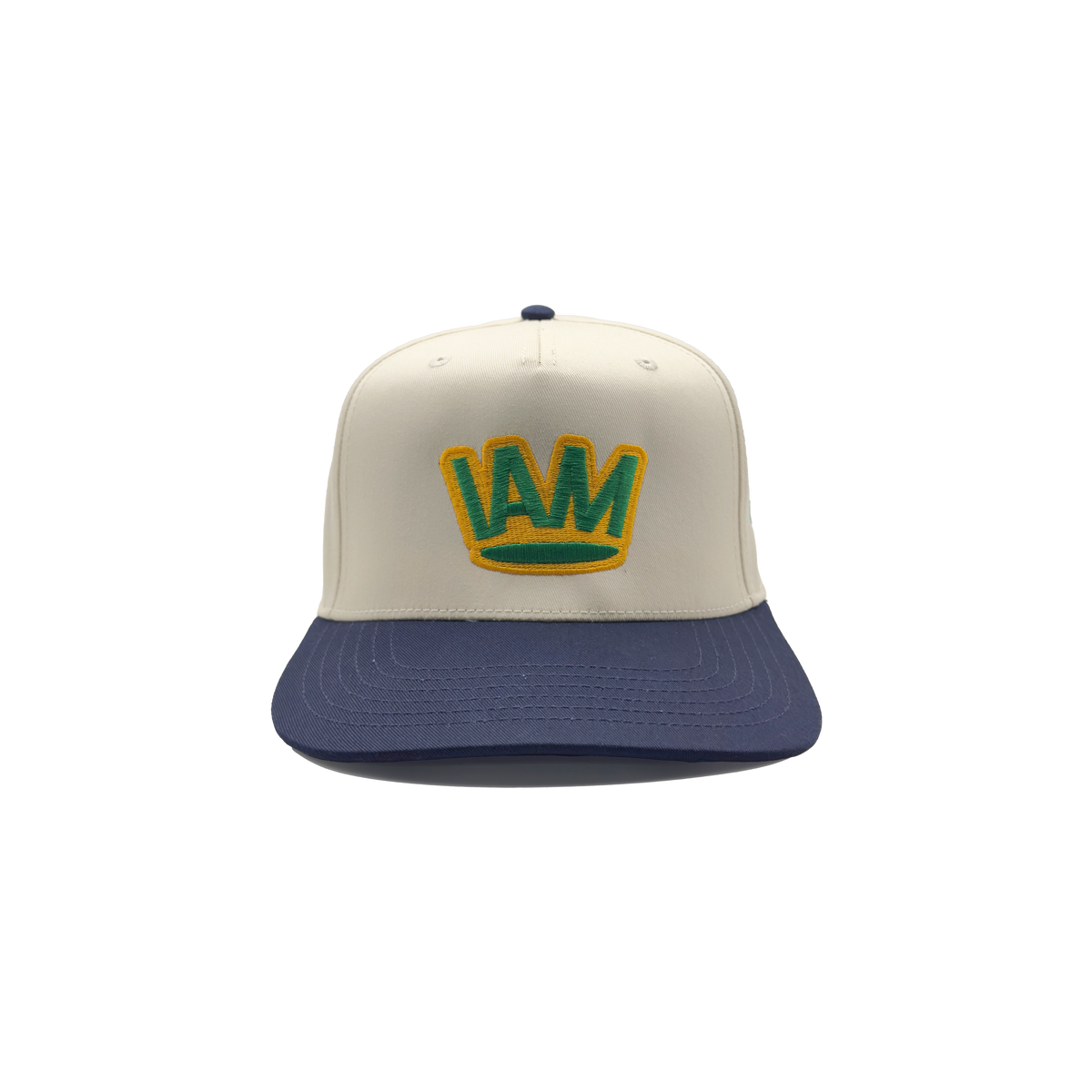 I AM ROYAL Emerald Crown Natural Navy Cap
