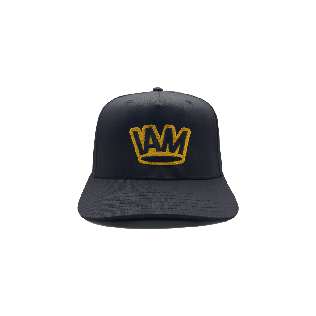 I AM ROYAL Onyx Crown Black Cap