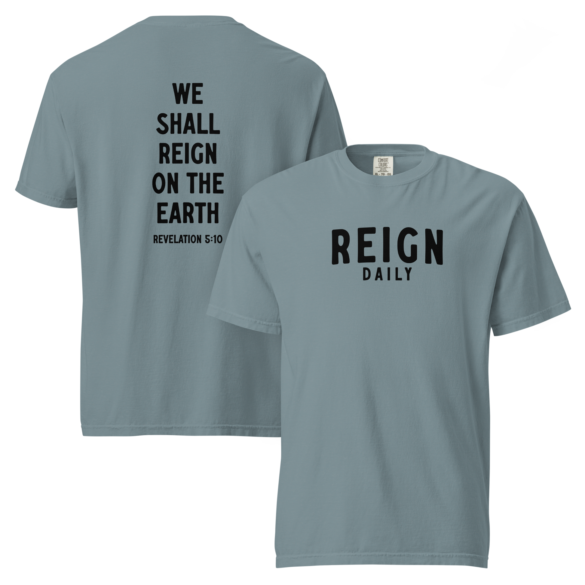 "Reign On The Earth" Tee - Black