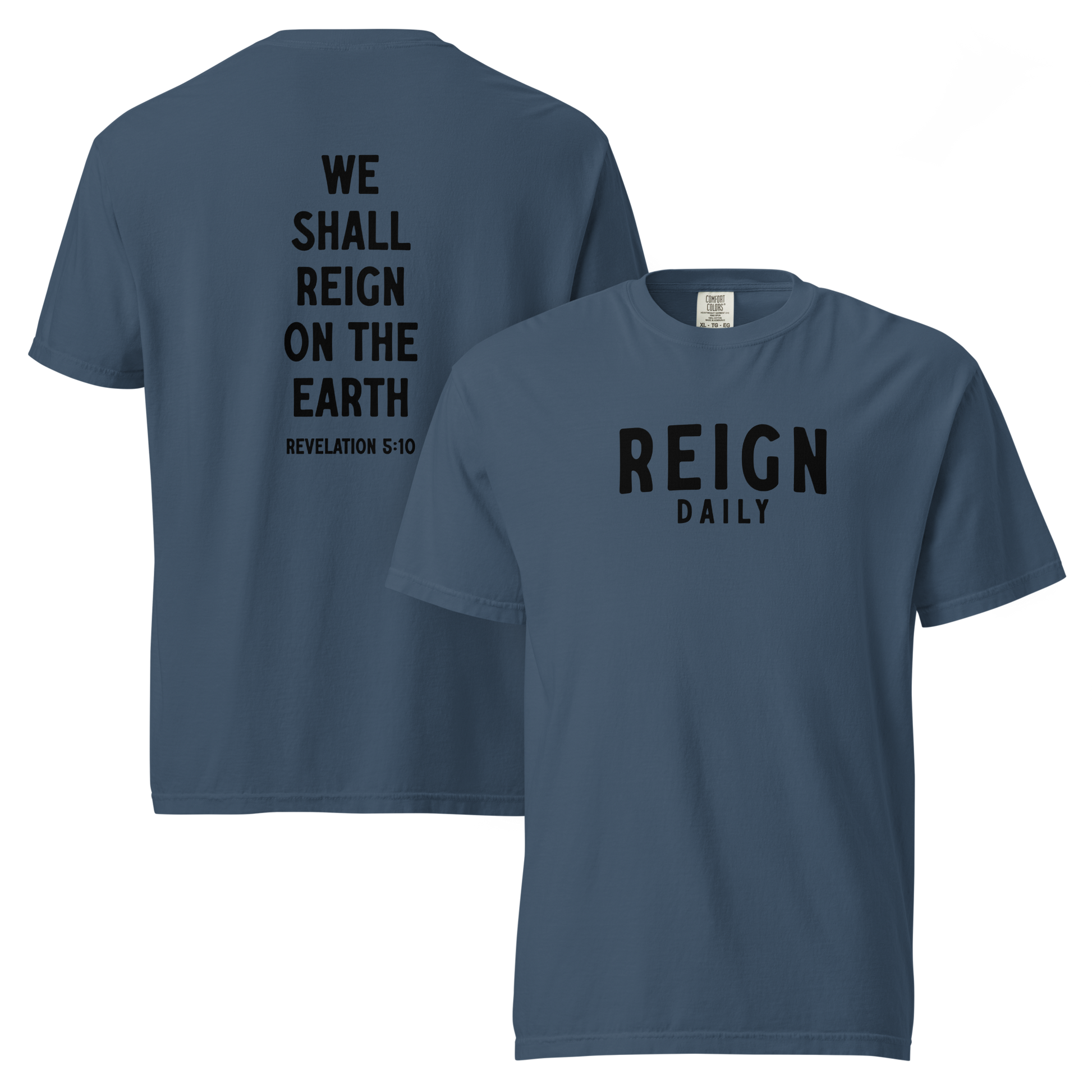 "Reign On The Earth" Tee - Black